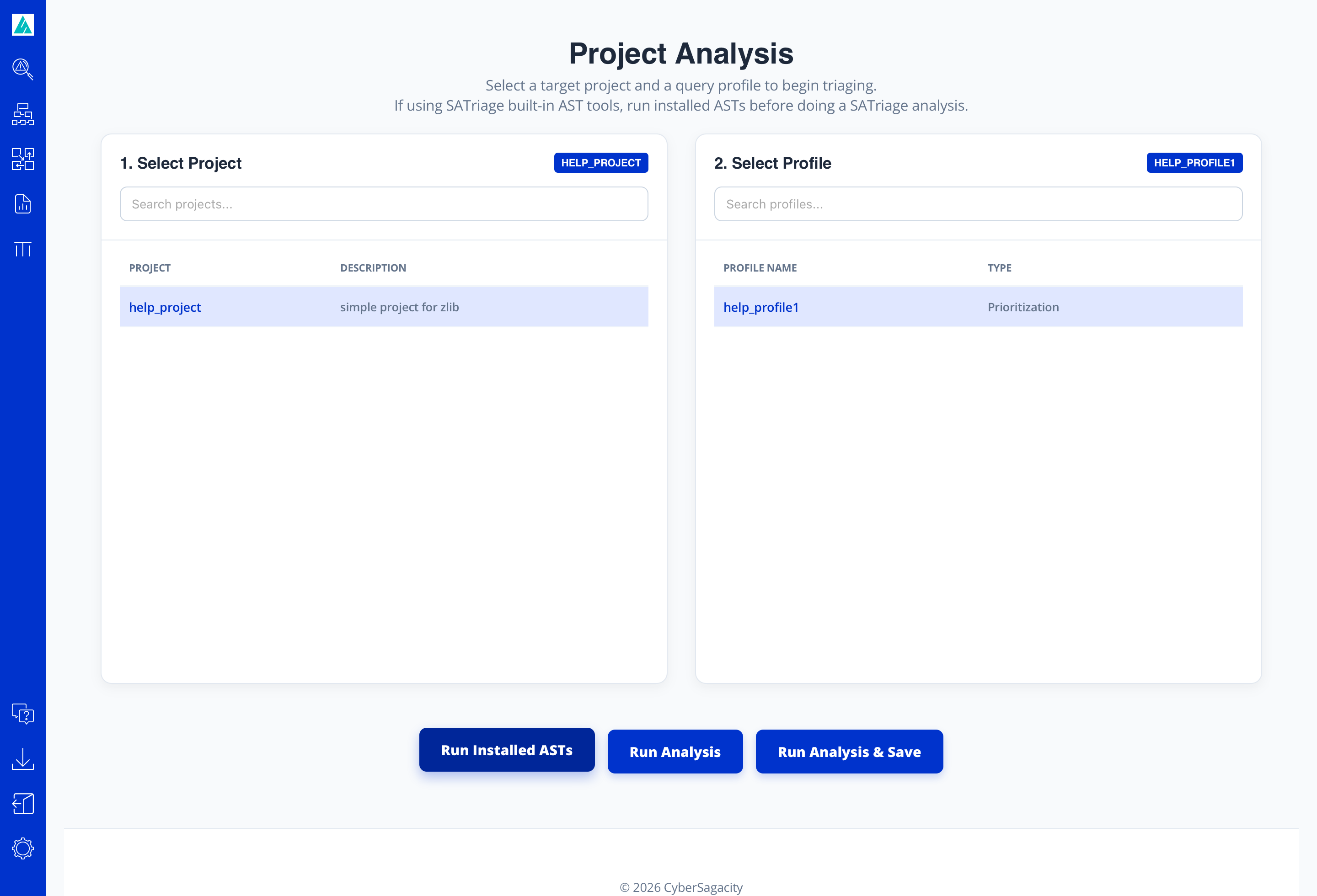 Perform Analysis Preview