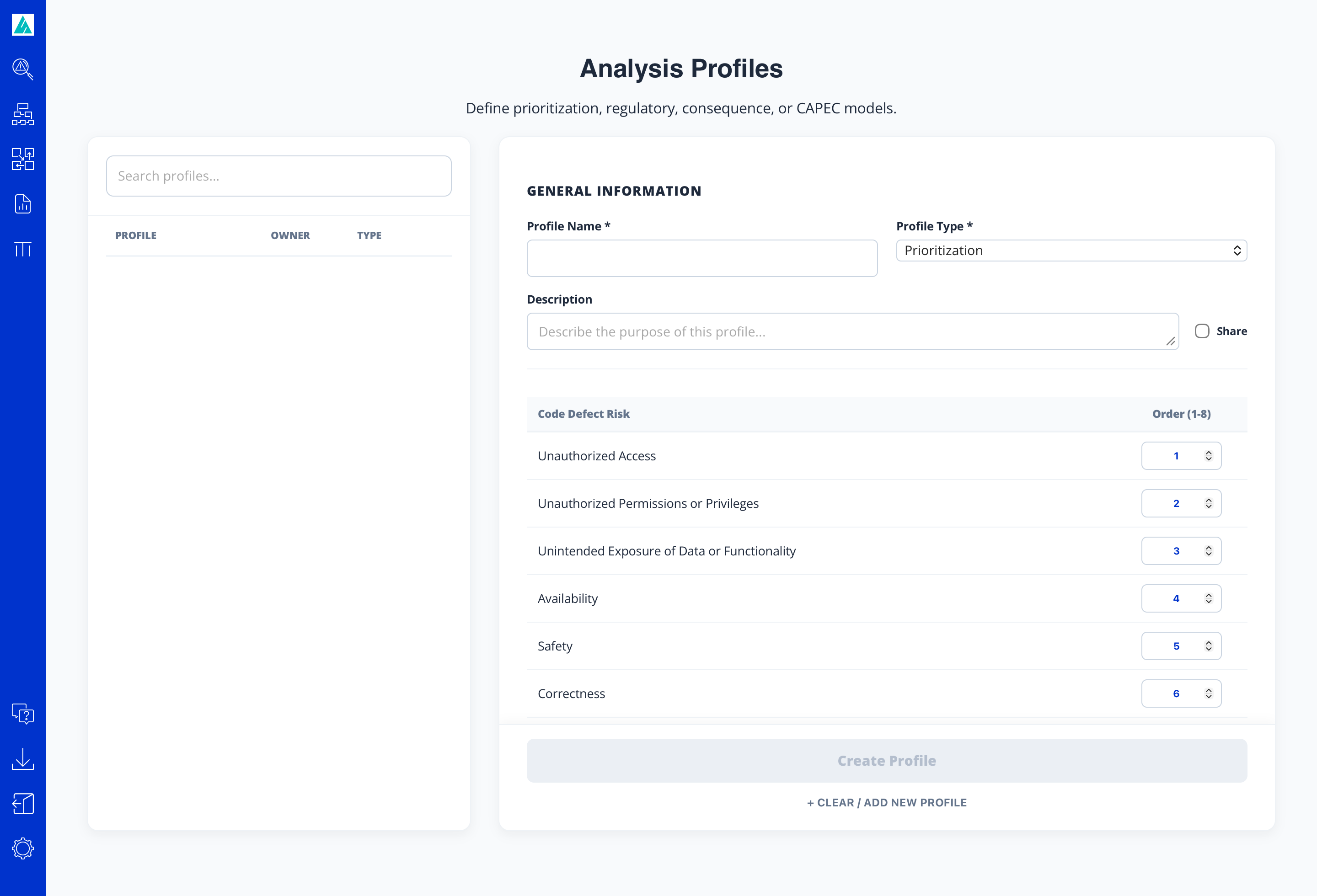 Create a Profile Preview